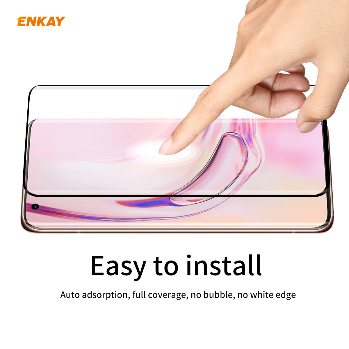 ENKAY 0,26 mm 9H 3D buet fuldlim hærdet glas fuldskærmsfilm til Xiaomi Mi 10 Mi 10 Pro ENKAY 0,26 mm 9H 3D buet fuldlim hærdet glas fuldskærmsfilm til Xiaomi Mi 10 Mi 10 Pro